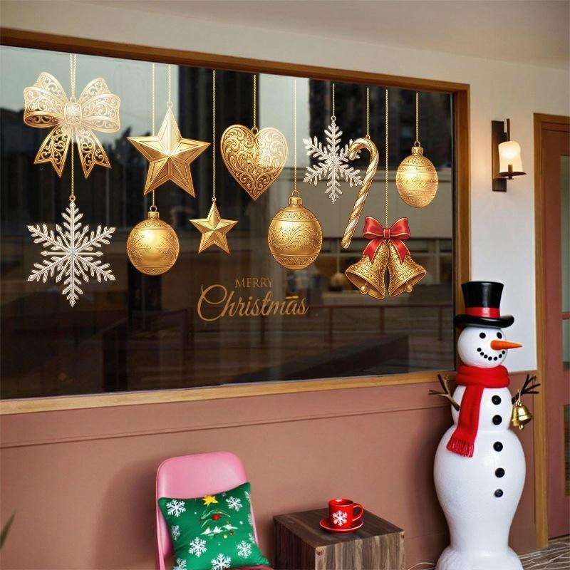 Christmas Ornament Window Clin - Snowflake Window Decal recension och pris