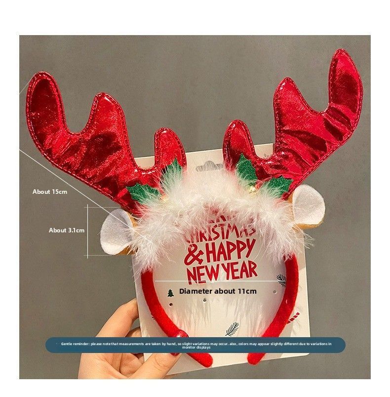 1-10pcs Christmas Headbands Sn - Reindeer Antlers Headband recension och pris
