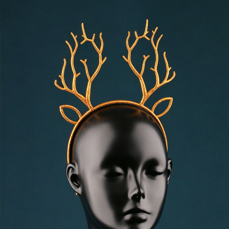 Festive Christmas Glitter Rein - Reindeer Antlers Headband recension och pris