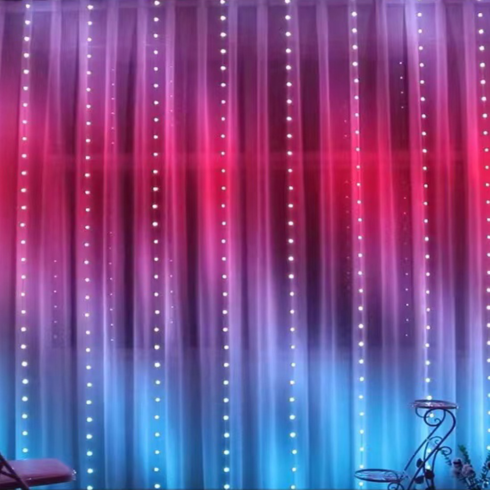 3M RGB Smart LED Curtain Light - Led Fairy String Lights recension och pris
